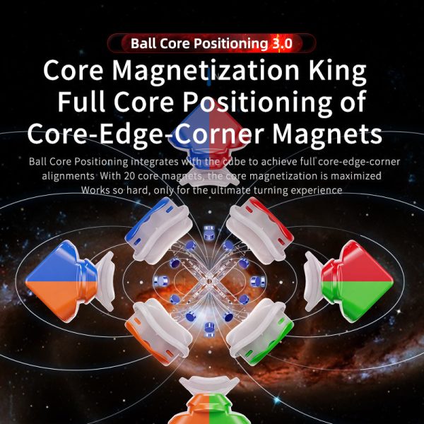 MoYu WeiLong WRM V10 3x3 (20-Magnet Ball-Core + MagLev + UV) on Sale - Image 4
