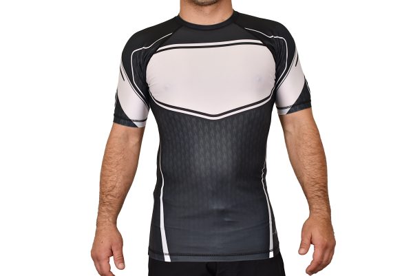 Driftless Academy Rash Guards Black White #1380 For Sale - Image 3