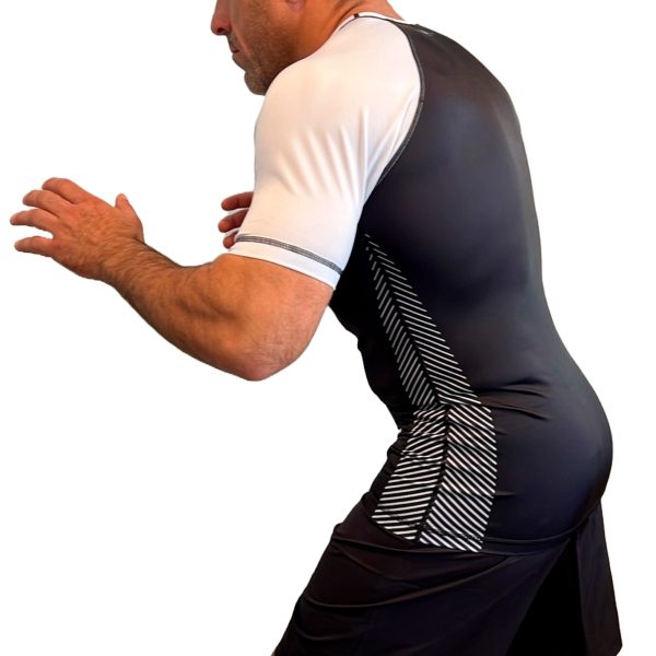 Crest Brazilian Jiu Jitsu All Black Ranked KIDS Short Sleeve Rash Guards #8008 Discount - Image 3