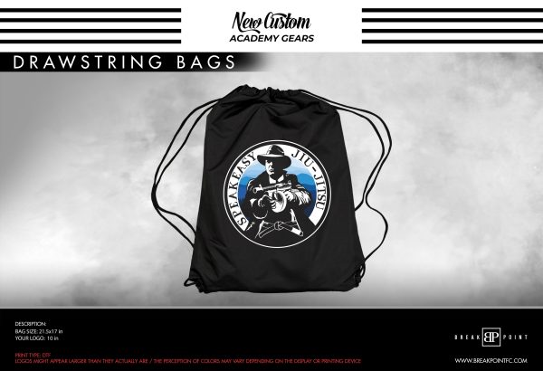 Speakeasy Jiu-Jitsu Academy Drawstring Bags #1377 For Cheap