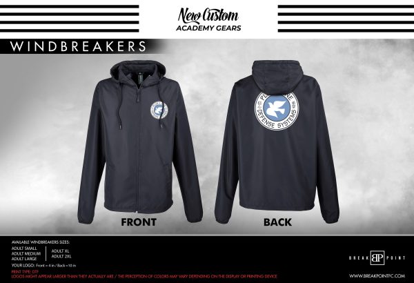 Plus One Defense Systems Academy Windbreaker #624 A Online Hot Sale