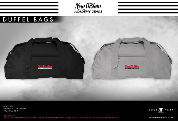 Gears MMA Academy Duffel Bags #1381 Supply