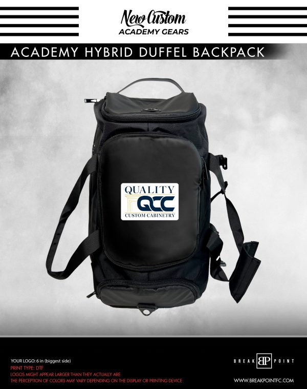 Evolve Fitness Ventura Academy Hybrid Duffel Backpack #462 (QCC) Supply