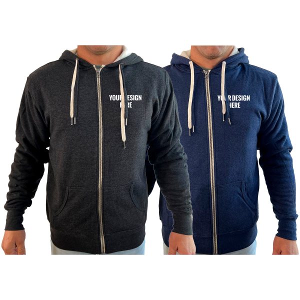 Soma Academy Sherpa Lined Zip-Up Hoodie #037 A Online now - Image 2