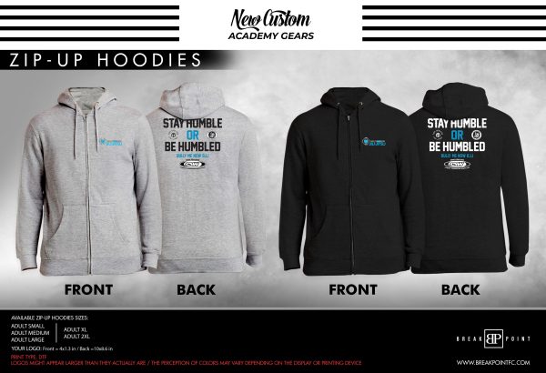 Bully Me Now Academy Zip Up Hoodies #524 C Online Hot Sale