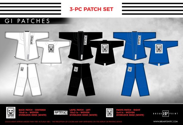 Checkmat Temecula (Helio Barthem Jiu Jitsu) Sewing Set - 3 #258 Fashion