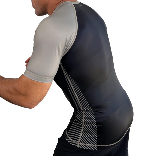 Base Brazilian Jiu Jitsu All Black Ranked KIDS Short Sleeve Rash Guards #929 A Online Hot Sale - Image 5