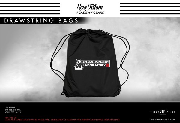 The Martial Arts Laboratory Academy Drawstring Bags #1369 Online