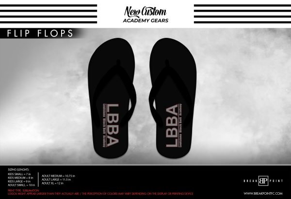 Bossier Jiu Jitsu Custom Flip Flops #203 E (LBBA) on Sale