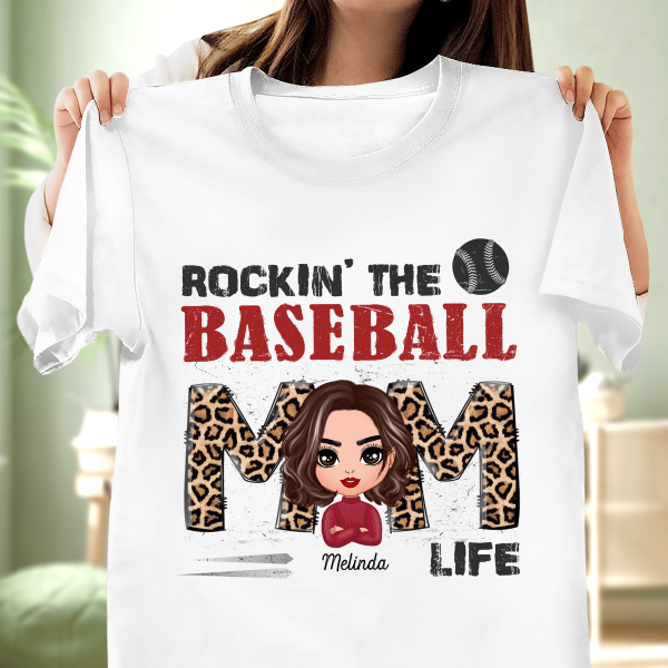 Baseball Mom Life Baseball Personalized Shirt, Mother’s Day Gift for Mom, Mama, Parents, Mother, Grandmother - TS916PS02 Online Hot Sale - Image 3