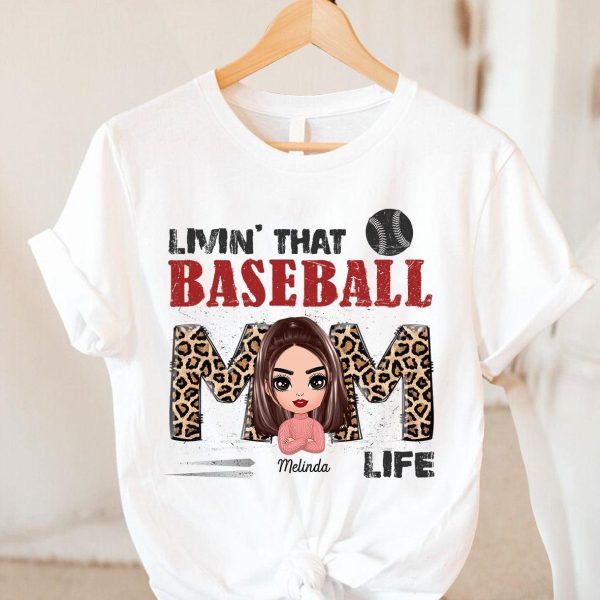 Baseball Mom Life Baseball Personalized Shirt, Mother’s Day Gift for Mom, Mama, Parents, Mother, Grandmother - TS916PS02 Online Hot Sale